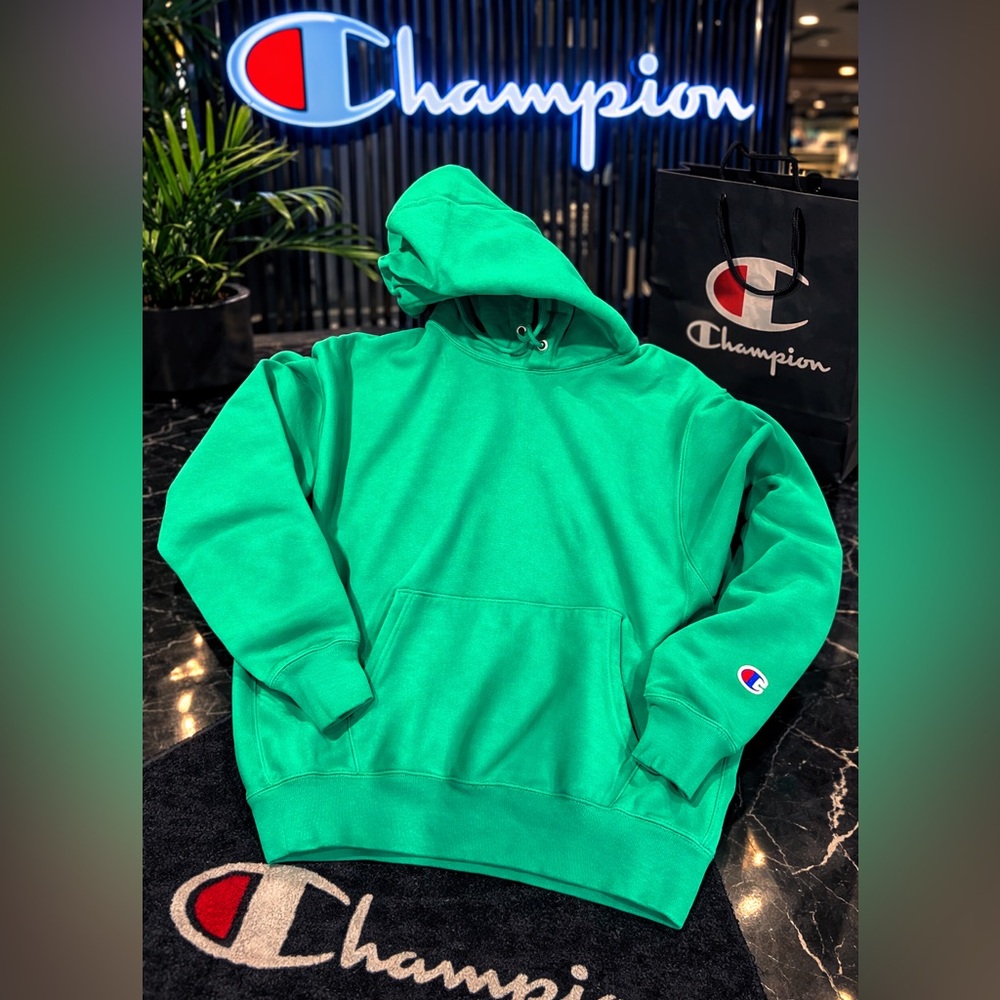Champion Bright Green Pullover Hoodie